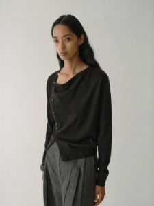 INSIS FEMME | Summer Simple New Chinese Style Asymmetric Placket Sleeveless/Long Sleeve Outfit Set