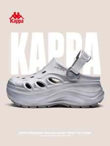 Kappa | Thick Sole Silver Buckle Hole Shoes