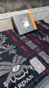 Sarung Ardan Ketcubung / Sarung Ardan Star Gold JKM Black Series (Jacquard Kembang)