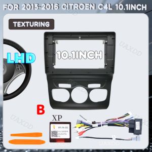 For 2013-2016 CITROEN C4L 10.1INCH 2 Din Car dashboard frame fascia Automotive center console plastic accessories panel interior
