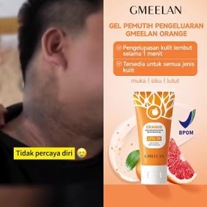 GMEELAN 2PCS Orange Exfoliating Gel 50g Pengelupasan Kulit Peeling Blackhead Remova Eksfoliasi Wajah Mengangkat Sel Kulit Mati