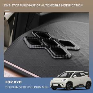 For BYD Dolphin Mini Seagull Dolphin Surf 2024 2025 LHD Front Dashboard AC Vent Cover Air Conditioner Outlet Decal Accessories