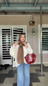 ZANZEN Korean Women V-neck Sweater Simple Casual Loose Long Sleeved Knit Tops