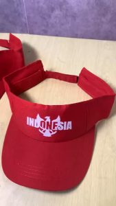 Topi Golf Senam Merah Putih Indonesia Dirgahayu 17 Agustus Topi Olahraga Pria wanita 2025