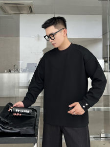 Áo Nỉ Nam Tay Dài Thiết Kế Hai Mặt Cotton Không Khí 22 Thiết Kế Áo Nỉ Nam Mùa Thu Thường Ngày Không Thay Đổi Chất Liệu