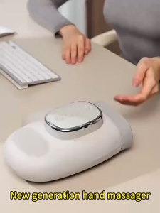 Electric Hand Massager Pneumatic Finger Massager Kneading Palm Meridian Acupoint Heating Massager Soothe Fatigue Aches