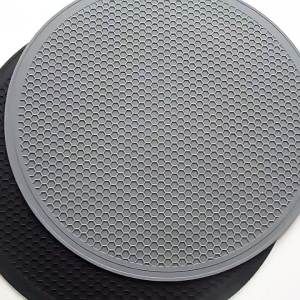 30cm Large Silicone Mat Coaster Heat Resistant Placemat Honeycomb Nonslip Pot Holder Table Mat Round Cup Mat Kitchen Accessories