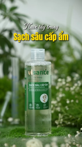 Nước Tẩy Trang Sạch Sâu Và Dưỡng Ẩm Cho Mọi Loại Da VISANTE Từ Sâm Việt Nam 50ml