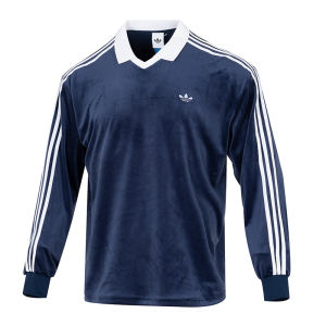 Áo Thun Polo Dài Tay Adidas Trefoil Áo Thun Da Lộn Mềm Mại Dành Cho Nam Và Nữ Đồ Thể Thao Cặp Đôi Kq5486