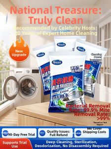 PISSA | Strong Disinfecting Deep Cleaning Scale Remover for Drum Agitator Washing Machines