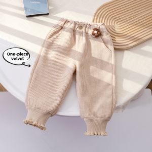 Thick Fleece Girls Leggings Outerwear