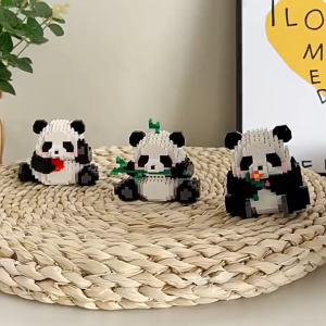 พร้อมส่ง LELE เรโก้แพนด้า ตัวต่อ (ซื้อ 3 แถม 1) น่ารักๆ สัตว์ ตัวต่อการ์ตูน animal เรโก้การ์ตูน เรโก้น่ารักๆ 12 รุ่น panda Building Blocks