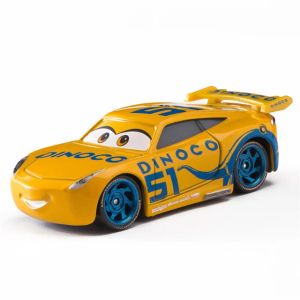 Disney Pixar Cars Toys racing Lightning McQueen Jackson Storm The King Mater 1:55 Diecast Metal Alloy Model Car Kid Gift