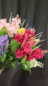 Bunga Lavender Kain Artificial Cabang 5 Bahan Silk Buatan Import Hiasan Dekorasi Rumah dan Pelaminan Plastik Palsu artifisial plastik