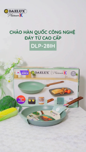 Chảo Hàn Quốc DLP-28IH/ DLWK-28IH công nghệ đáy từ cao cấp nhôm đúc nguyên khối chống dính Titaconia nonstick