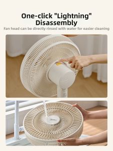 Midea | Quick Disassembly Silent Adjustable Smart Floor FanSDI30DS