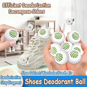 Shoe Deodorant Ball 6PCS/Pack Deodorizer Air Purifier Balls Sneaker Boot Wardrobe Cabinet Bag Deodorizer Small Volume Foot Odor Pill Shoe Cabinet Shoe Cabinet Odor Removal 鞋子除臭