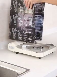 Worthbuy Aluminum Foil Oil Splash Insulate Guard Proof Kitchen Cover Foldable Baffle Penyekat Minyak 防油溅挡板