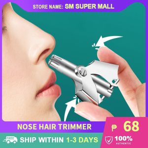 【Stainless Steel】Nose Hair Trimmer Manual Hair Removal Clipper Cutting
