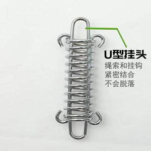 JinSports สปริงรั้งเชือก สปริงรั้งเชือกฟลายชีท สปริงรั้งเชือกเต็นท์ ขนาด 10 CM Spring Buckle