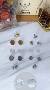 Accesories Tas Kancing Magnet Tebal (Besar) 18 mm // Aksesoris Tas Magnet Kancing Kenong - (Import)