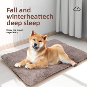 MONLEYTA | Removable Washable Pet Sleeping Mat All Seasons Warmth For Dog House Cat Nest Comfortable Soft Floor Mat For Pets