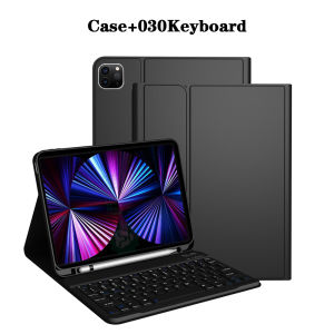 Keyboard Case for iPad Pro 11 Inch 4th/3rd /2nd/1st Gen (2022/2021/2020/2018) Detachable Bluetooth Keyboard with Pencil Holder