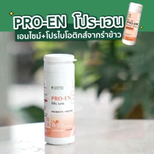 sangdad PRO-EN probiotic + enzyme แสงแดด โปร-เอน โปรไบโอติกส์  โปรไบโอติก โพรไบโอติก เอนไซม์ สำหรับเคี้ยว ปริมาณ 35 กรัม