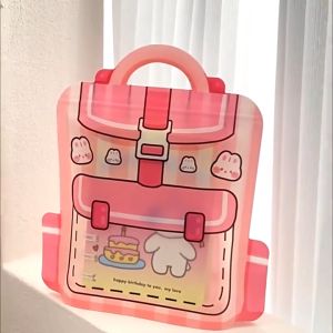 1PC Cute Candy Bag With Zipper Cartoon Packbag Packaging Bags Cute Food Snack Bag Kids Festival Gift School