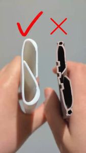 PVC Door Seal Strip Portable Dust Blocker Inserted Sealing Gap Bottom Seal Doorstop Gap Baffle PENUTUP BAWAH PINTU门缝底密封条
