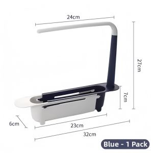 Space Saving Multifunctional Draining Rack Sink Organizer