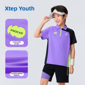 XTEP | Quick-Dry Boys Summer Polo Shirt