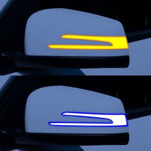 For Mercedes Benz W176 W246 W212 W204 CLA C117 GLA GLK W221 W218 Side Wing Dynamic Turn Signal Light Rearview Mirror Indicator