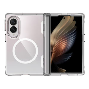 Ốp Lưng Trong Suốt Samsung Galaxy Z Fold 8 5G Có Tính Năng Từ Tính MagSafe Bảo Vệ Bản Lề Vỏ Silicon Trong Suốt Chống Sốc