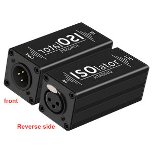 NEW 6.35mm XLR Audio Noise Filter Isolator Durable Female to Male Cable for PC Noise Suppression Common Ground Elimination