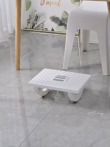 Mizona Ergonomic Foot Stool 180° Swing Massage Roller Rest Stool Under Office Desk Anti-slip Antibacterial Massage Foot Stool