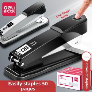 deli | Office Home Commercial Student Saving-effort Heavy-duty Stapler