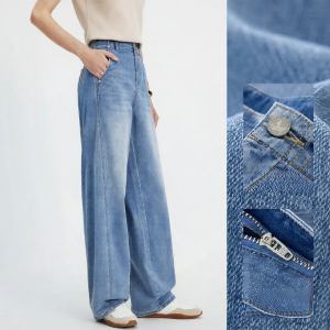 Navigare | Retro Blue Washed Jeans