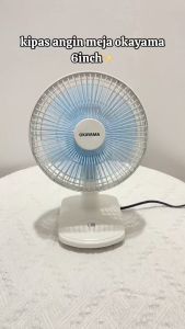 Okayama Desk Fan 6 Inch OK-608 Kipas Angin Meja