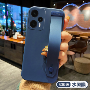 เคสโทรศัพท์ซิลิโคน Redmi Note12 Turbo แบบมีสายรัด ป้องกันการตกหล่น ป้องกันรอยขีดข่วน ดีไซน์เรียบง่าย สำหรับผู้ชายและผู้หญิง