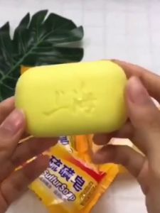 Shanghai Sulfur Soap for Bath And Shower Men Women Facial Cleaning Back Cleaning after Bathing Female Niu Huang Soap