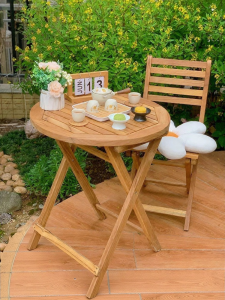 ZIYE | Real Wood Foldable Outdoor Indoor Furniture Set