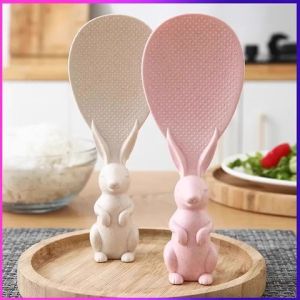 Thìa Cơm Không Dính Hình Thỏ Dễ Thương Dùng Trong Nhà Bếp Thìa Cơm Điện Thìa Cơm Dụng Cụ Nấu Ăn Thìa Cơm