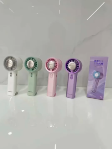 Mẫu 2025 - Quạt mini cầm tay làm mát bằng đá lạnh giảm nhiệt mùa hè