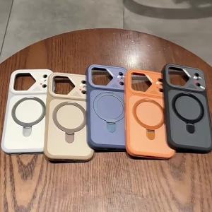 SinQui | Magnetic Shockproof Full Lens Protection Stand Phone Case