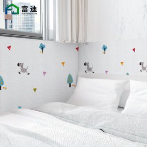 Cover Imperfections Waterproof Moisture-proof 3D Thick Wallpaper