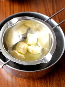 Stainless Steel Chocolate Melting Pot Food Grade Butter Cheese Melt Bowl Thick Heating Bowl with Heat-Resistant Handle Baking Tools