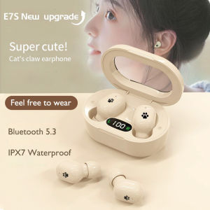E7s Bluetooth Earbuds Tws Wireless Earphones Noise Cancelling In Ear Headset with Mic for Smart Phones