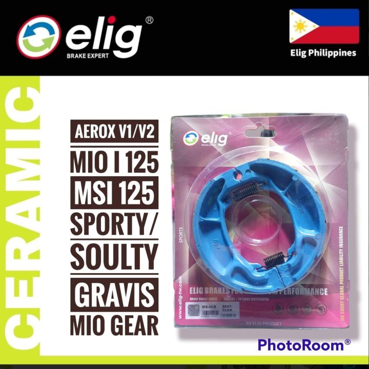 ELIG CERAMIC BRAKE SHOE YAMAHA AEROX V1 V2 / MIO I 125 / MSI 125