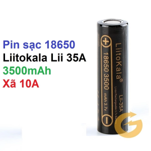 [P31] Pin sạc 18650 LiitoKala lii-35A 18650 3500mAh